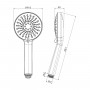 Лейка душевая LEMARK LM8150C, 3-функциональная Лейка душевая LEMARK LM8150C, 3-функциональная
