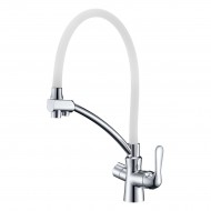 Смеситель LEMARK Comfort LM3070C-White для кухни с подключением к фильтру с питьевой водой