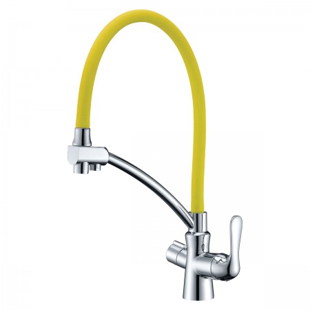 Смеситель LEMARK Comfort LM3070C-Yellow для кухни с подключением к фильтру с питьевой водой Смеситель LEMARK Comfort LM3070C-Yellow для кухни с подключением к фильтру с питьевой водой