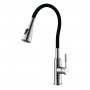 Смеситель LEMARK Expert LM5082S-Black для кухни с гибким изливом Смеситель LEMARK Expert LM5082S-Black для кухни с гибким изливом