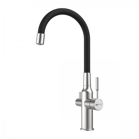 Смеситель LEMARK Expert LM5083S-Black для кухни с подключением к фильтру с питьевой водой Смеситель LEMARK Expert LM5083S-Black для кухни с подключением к фильтру с питьевой водой