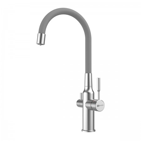 Смеситель LEMARK Expert LM5083S-Gray для кухни с подключением к фильтру с питьевой водой Смеситель LEMARK Expert LM5083S-Gray для кухни с подключением к фильтру с питьевой водой