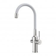 Смеситель LEMARK Expert LM5083S-White для кухни с подключением к фильтру с питьевой водой