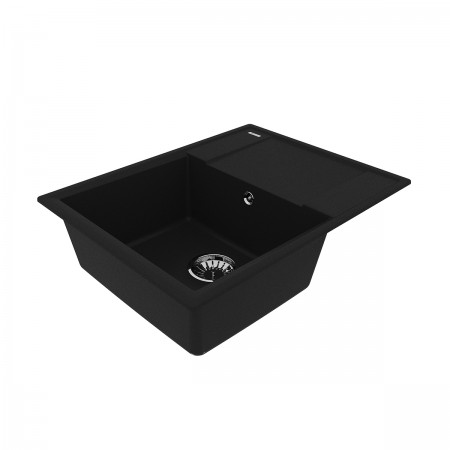 Кухонная мойка LEMARK IMANDRA 640 врезная прямоугольная с крылом из кварцгранита Кухонная мойка LEMARK IMANDRA 640 врезная прямоугольная с крылом из кварцгранита