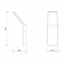 LEMARK | Крючок одинарный LEMARK SMOOTH LINE для полотенец и халатов, хром LEMARK | Крючок одинарный LEMARK SMOOTH LINE для полотенец и халатов, хром