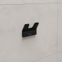 LEMARK | Крючок двойной LEMARK SMOOTH LINE для полотенец и халатов, чёрный матовый LEMARK | Крючок двойной LEMARK SMOOTH LINE для полотенец и халатов, чёрный матовый