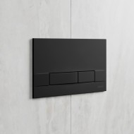 Кнопка смыва LEMARK BIT для инсталляции, механическая, черный матовый soft touch 9802006