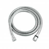 Душевой шланг LEMARK LE8034S двухзагибный растяжной от 1,5 до 2 м, TURN-FREE, сталь хромир., блистер