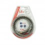 Душевой шланг LEMARK LE8037B-Bronze двухзагибный 1,5 м, TURN-FREE, латунь, покрытие бронза, блистер Душевой шланг LEMARK LE8037B-Bronze двухзагибный 1,5 м, TURN-FREE, латунь, покрытие бронза, блистер
