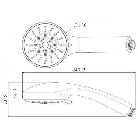 Лейка душевая LEMARK LM0135C, 5-функциональная Лейка душевая LEMARK LM0135C, 5-функциональная