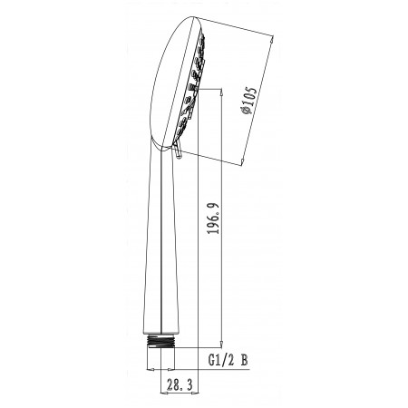 Лейка душевая LEMARK LM0616C, 6-функциональная Лейка душевая LEMARK LM0616C, 6-функциональная