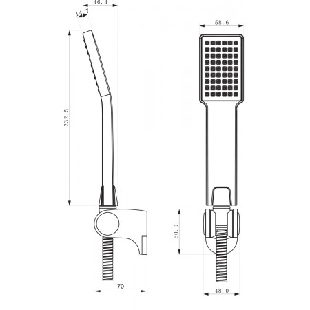 Комплект аксессуаров LEMARK LM0802C для душа Комплект аксессуаров LEMARK LM0802C для душа