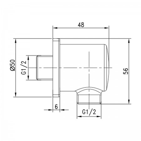 Подключение для душевого шланга LEMARK LM5983CW Подключение для душевого шланга LEMARK LM5983CW