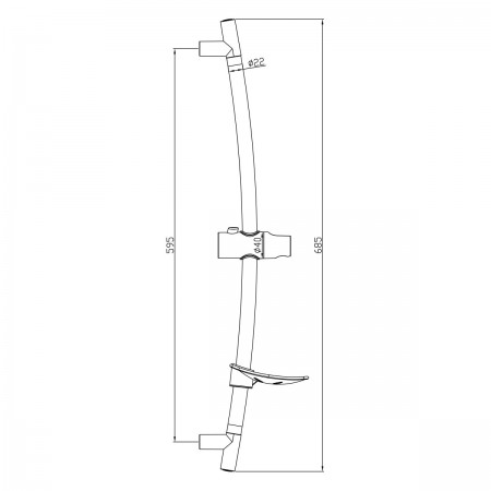 Душевая стойка LEMARK LM8064C с круглой мыльницей Душевая стойка LEMARK LM8064C с круглой мыльницей