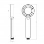 Лейка душевая LEMARK LM8115C, 2-функциональная Лейка душевая LEMARK LM8115C, 2-функциональная