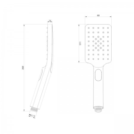 Лейка душевая LEMARK LM8123BL, 3-функциональная Лейка душевая LEMARK LM8123BL, 3-функциональная