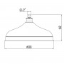 Лейка LEMARK LM9830G для верхнего душа, 1-функциональная Лейка LEMARK LM9830G для верхнего душа, 1-функциональная