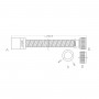 Шланг душевой LEMARK LE8058P ПВХ, 150 см, TURN-FREE Шланг душевой LEMARK LE8058P ПВХ, 150 см, TURN-FREE