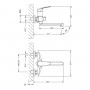 Смеситель LEMARK Linara LM0417C универсальный Смеситель LEMARK Linara LM0417C универсальный