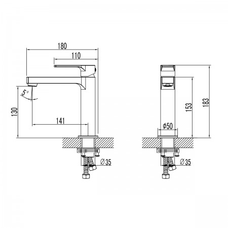 Смеситель LEMARK Plus Grace LM1537C для раковины Смеситель LEMARK Plus Grace LM1537C для раковины