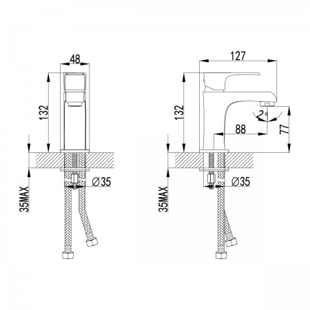 Смеситель LEMARK Plus Factor LM1606C для раковины Смеситель LEMARK Plus Factor LM1606C для раковины