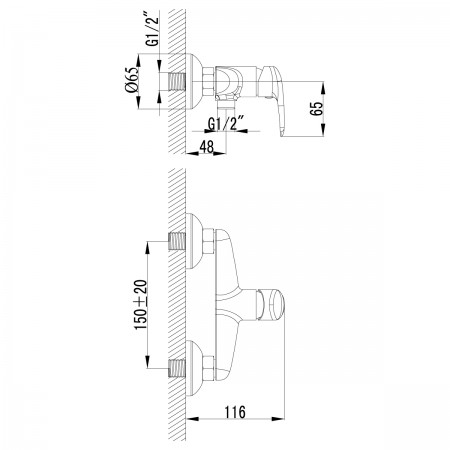 Смеситель LEMARK Pramen LM3318C с гигиеническим душем Смеситель LEMARK Pramen LM3318C с гигиеническим душем