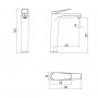 Смеситель LEMARK Bronx LM3709GM для раковины Смеситель LEMARK Bronx LM3709GM для раковины