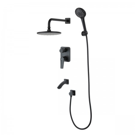 Смеситель LEMARK Bronx LM3722BL для ванны и душа, встраиваемый Смеситель LEMARK Bronx LM3722BL для ванны и душа, встраиваемый