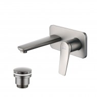 Смеситель LEMARK Bronx LM3726GM для раковины, встраиваемый