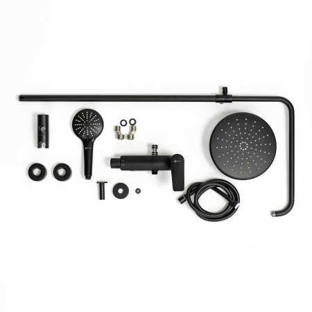 Смеситель LEMARK Bronx LM3760BL для душа с регулируемой высотой штанги Смеситель LEMARK Bronx LM3760BL для душа с регулируемой высотой штанги