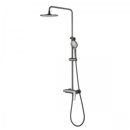 Смеситель LEMARK Bronx LM3760GM для душа с регулируемой высотой штанги Смеситель LEMARK Bronx LM3760GM для душа с регулируемой высотой штанги