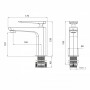 Смеситель LEMARK Prizma LM3906C для раковины Смеситель LEMARK Prizma LM3906C для раковины