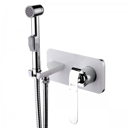 Смеситель LEMARK Melange LM4919CW с гигиеническим душем, встраиваемый Смеситель LEMARK Melange LM4919CW с гигиеническим душем, встраиваемый