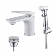 Смеситель LEMARK Allegro LM5916CW для раковины с гигиеническим душем