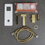 Смеситель LEMARK Mista LM6419WG с гигиеническим душем, встраиваемый Смеситель LEMARK Mista LM6419WG с гигиеническим душем, встраиваемый