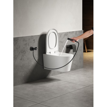 Смеситель LEMARK Solo LM7166BL с гигиеническим душем, встраиваемый Смеситель LEMARK Solo LM7166BL с гигиеническим душем, встраиваемый