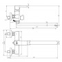 Смеситель LEMARK Ursus LM7251BL универсальный Смеситель LEMARK Ursus LM7251BL универсальный