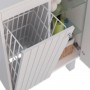 Шкаф LEMARK ROMANCE 60 см подвесной/напольный, с откидной корзиной для белья, цвет корпуса, фасада: Белый глянец Шкаф LEMARK ROMANCE 60 см подвесной/напольный, с откидной корзиной для белья, цвет корпуса, фасада: Белый глянец