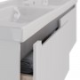 Тумба LEMARK BUNO MINI 125 см под 2 раковины, подвесная, 2 ящика, цвет корпуса, фасада: Белый глянец Тумба LEMARK BUNO MINI 125 см под 2 раковины, подвесная, 2 ящика, цвет корпуса, фасада: Белый глянец