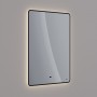Зеркало LEMARK MIOBLACK 60х80 см с интерьерной подсветкой, с подогревом Зеркало LEMARK MIOBLACK 60х80 см с интерьерной подсветкой, с подогревом