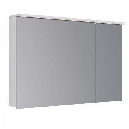 Шкаф зеркальный LEMARK ZENON 120х80 см 3-х дверный, с козырьком-подсветкой, с розеткой, цвет корпуса: Белый глянец Шкаф зеркальный LEMARK ZENON 120х80 см 3-х дверный, с козырьком-подсветкой, с розеткой, цвет корпуса: Белый глянец