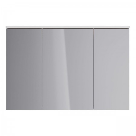 Шкаф зеркальный LEMARK ZENON 120х80 см 3-х дверный, с козырьком-подсветкой, с розеткой, цвет корпуса: Белый глянец Шкаф зеркальный LEMARK ZENON 120х80 см 3-х дверный, с козырьком-подсветкой, с розеткой, цвет корпуса: Белый глянец