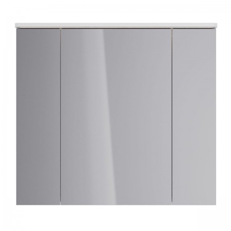 Шкаф зеркальный LEMARK ZENON 90х80 см 3-х дверный, с козырьком-подсветкой, с розеткой, цвет корпуса: Белый глянец Шкаф зеркальный LEMARK ZENON 90х80 см 3-х дверный, с козырьком-подсветкой, с розеткой, цвет корпуса: Белый глянец
