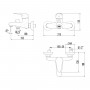 Смеситель LEMARK Pramen LM3314C для ванны Смеситель LEMARK Pramen LM3314C для ванны